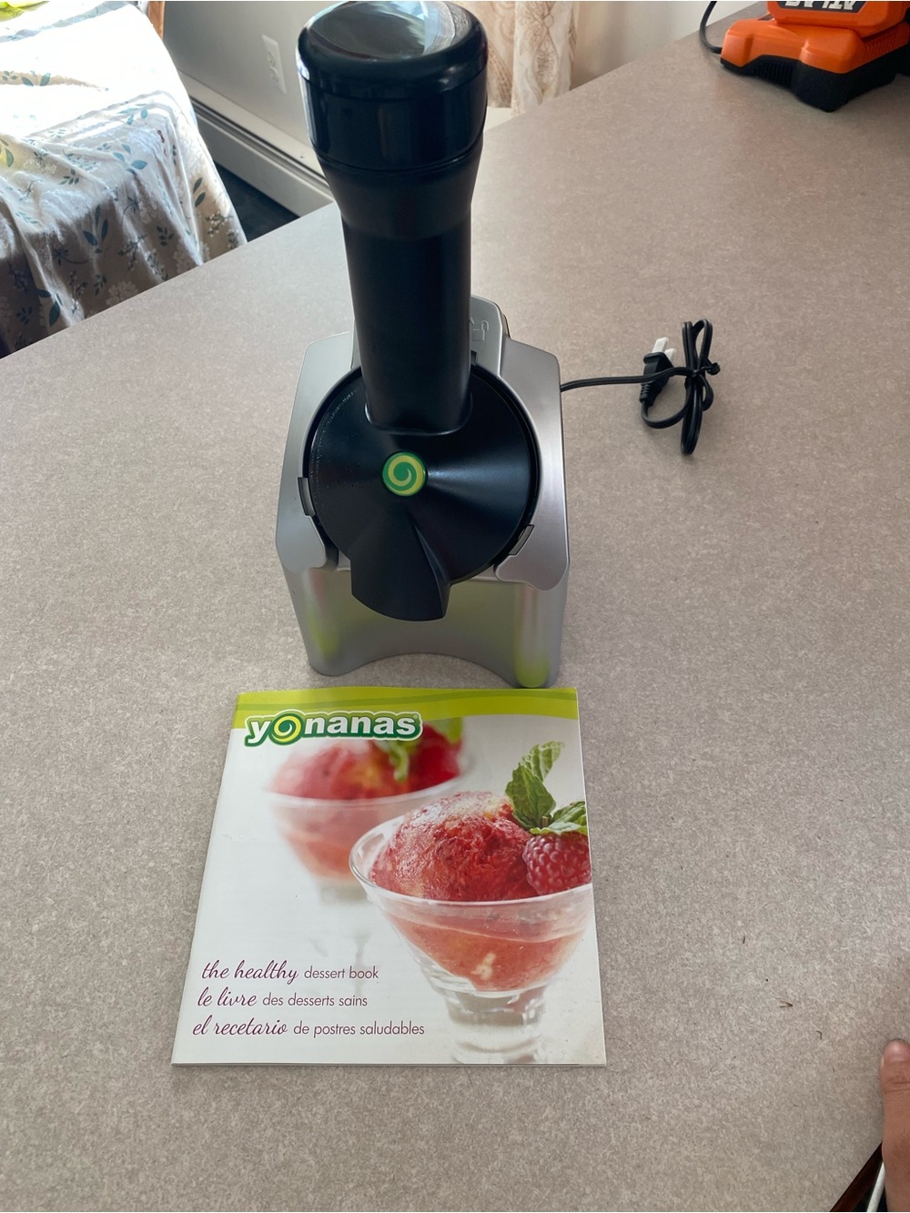 Yonanas Classic Vegan Non-Dairy Frozen Fruit Soft Serve Dessert Maker